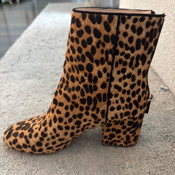 Jcrew Cheetah Print Hair Calf Booties - Picture 3 of 7